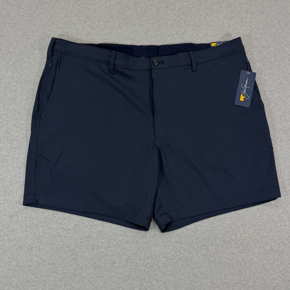 Jack Nicklaus Mens Golf Shorts 40x7" (Fit 42) Classic Navy Stretch UPF 50 NWT